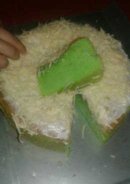Bolu pandan santan 3telur