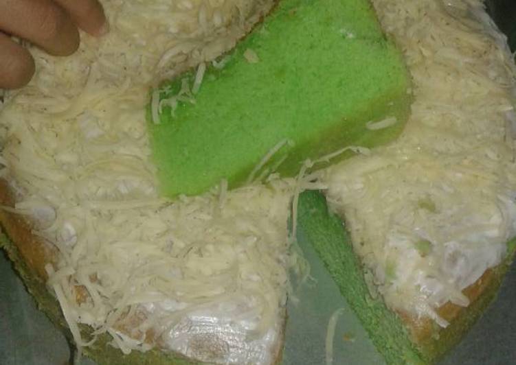 gambar untuk cara membuat Bolu pandan santan 3telur