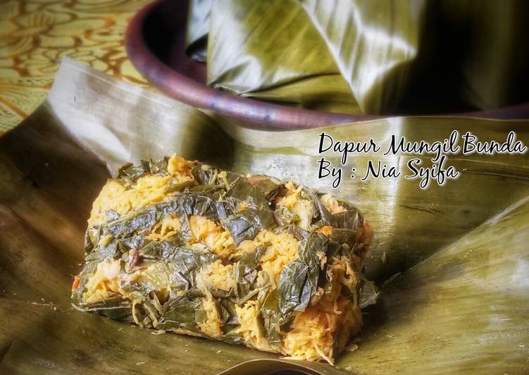 gambar untuk resep makanan Bothok Daun Singkong