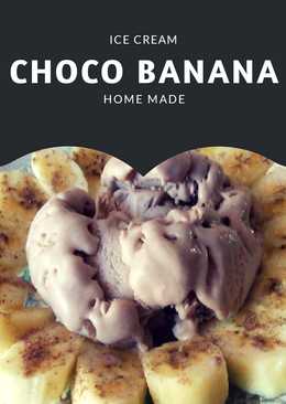 Ice cream choco banana