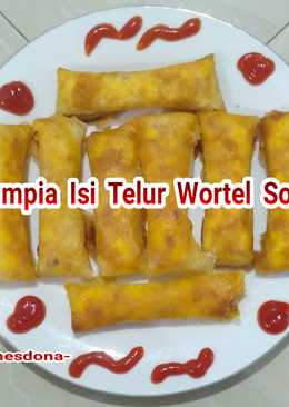 Lumpia Isi Telur Wortel Sosis