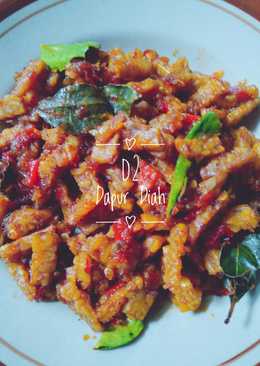 Tempe Orek Basah (non kecap)