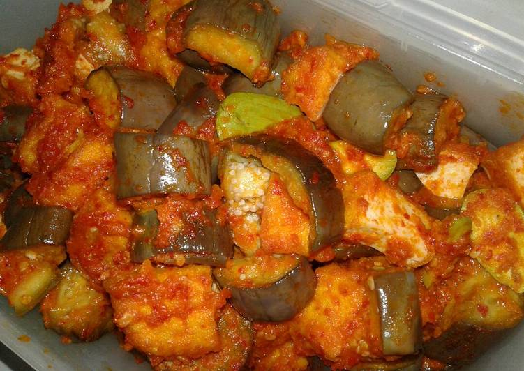 gambar untuk resep makanan Sambalado tahu petai