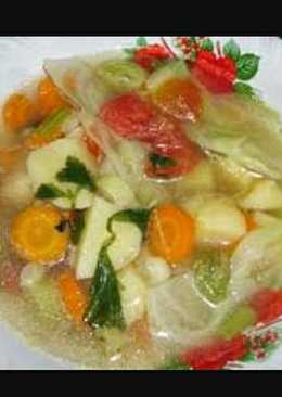 Sayur sop bening homemade