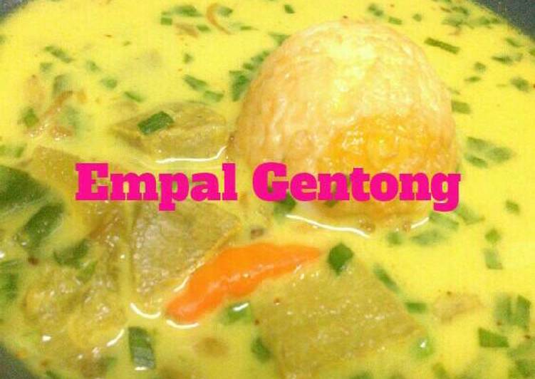 cara membuat Empal Gentong