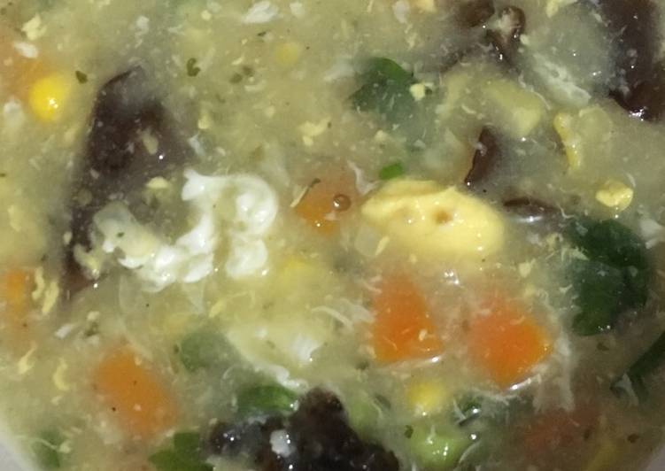 bahan dan cara membuat Krim sup sayur