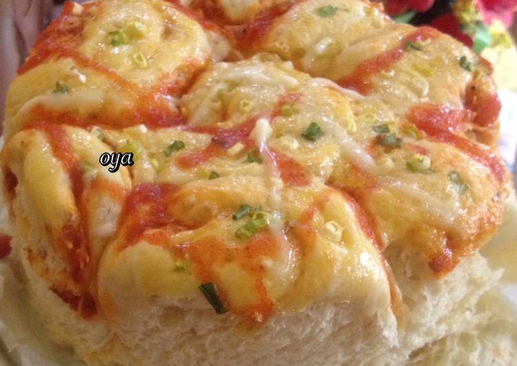 resep lengkap untuk Pizza roll super empuk ala killer bread #alaoya