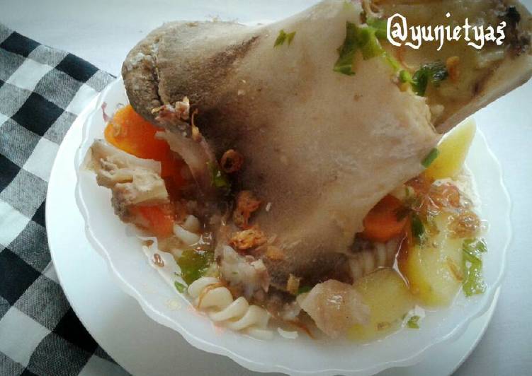 Resep Sup sumsum sapi Dari YuNie Tyas