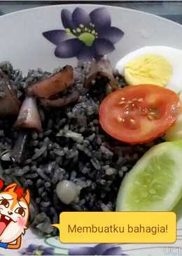 Nasi goreng black sweet (cumi hitam) Lezat