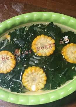 Sayur beningan katuk jagung manis