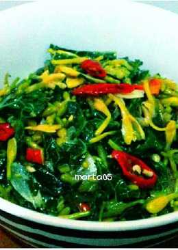 Tumis Daun dan Bunga Pepaya #BikinRamadanBerkesan