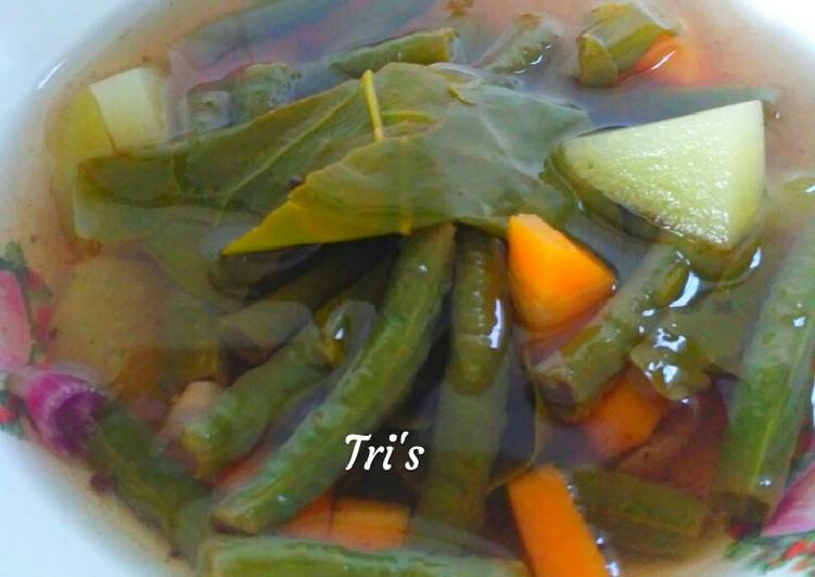 resep lengkap untuk Sayur Asem Segar