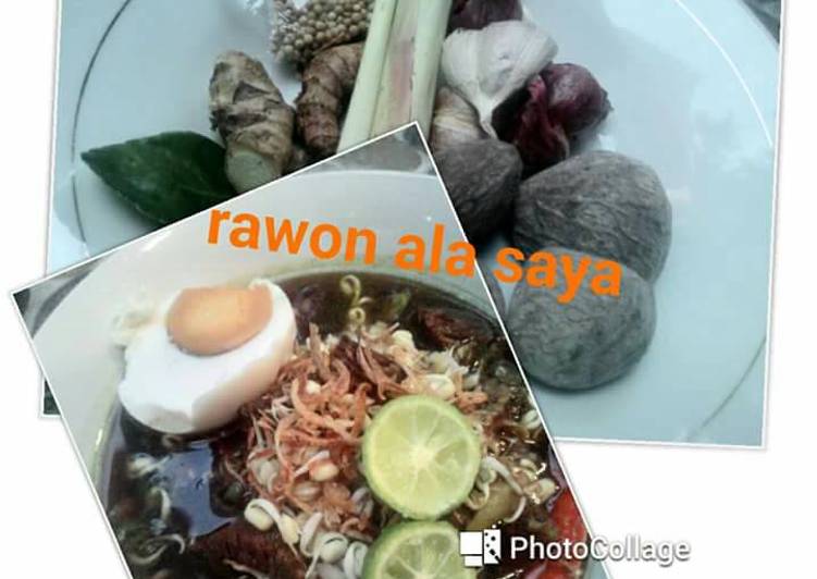 resep makanan Rawon surabaya