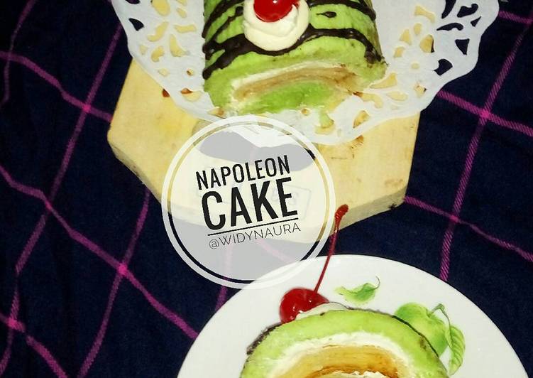 gambar untuk cara membuat Napoleon cake