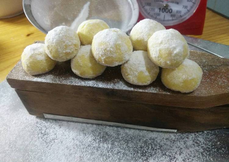 resep Cheesy Snow Ball