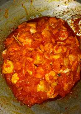 10. Udang Tahu Balado