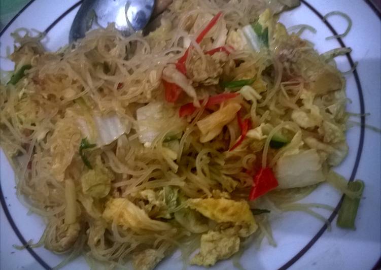 gambar untuk resep makanan Bihun RoseBrand Cah Sawi Putih