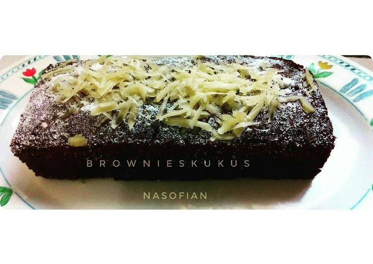 resep Brownies kukus layer ala amanda