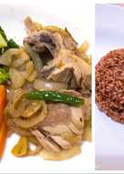 Ayam Rebus Diet Nasi Merah