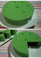Puding Cake Brownies Pandan