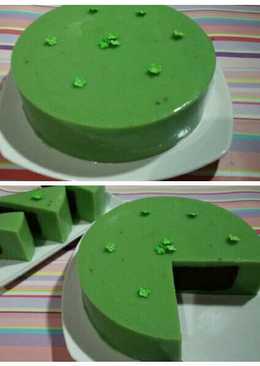 Puding Cake Brownies Pandan