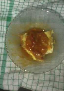 TTD (telor tahu dadar) saus asam manis pedes