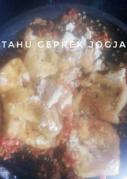 Tahu geprek jogja