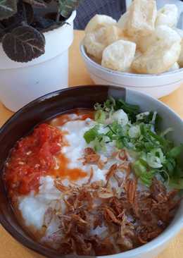 Bubur Ayam tanpa Kuah Kuning