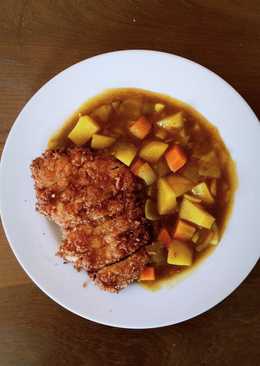 Chiken katsu with curry