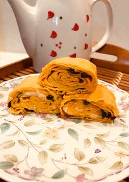 Dashimaki Tamago dengan Horenso - Japanese Roll egg ð¥#Maree