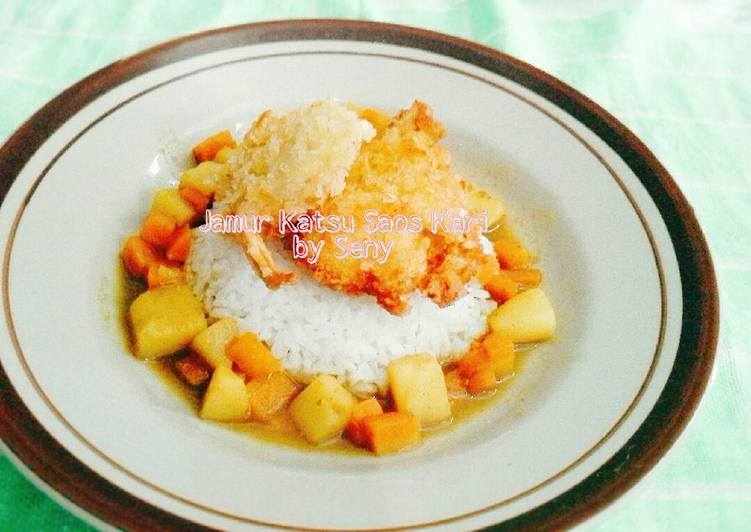 gambar untuk resep Jamur Katsu Saos Kari (Mushroom Katsu Curry Sauce)