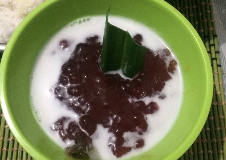 bahan dan cara membuat Bubur mutiara ala fe