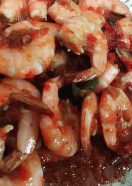 Udang merah balado