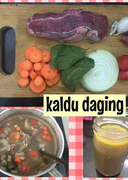 Kaldu daging homemade