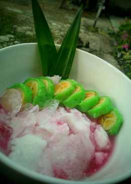 Es pisang ijo