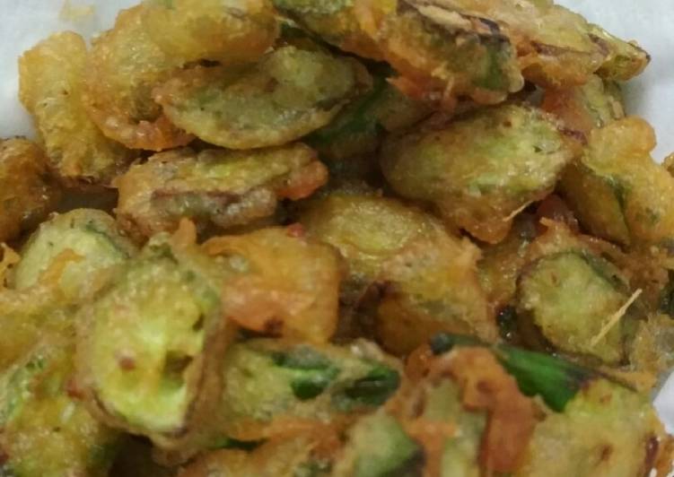 resep masakan Okra goreng tepung