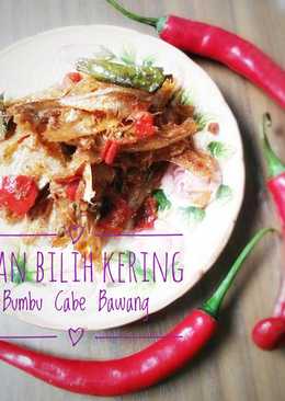 Ikan Bilih Kering Bumbu Cabe Bawang