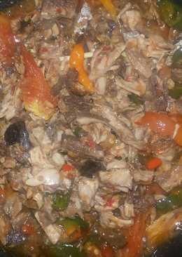 Tongkol suwir (pedas manis)