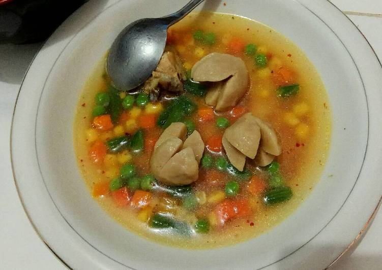 Resep Sup Bakso Sapi Kiriman dari Rofiah -opi-