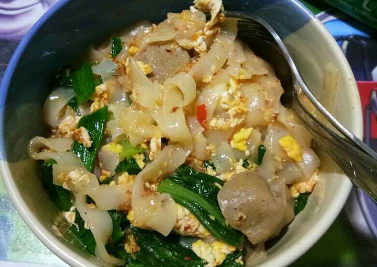 resep masakan Kwetiau kuah simple