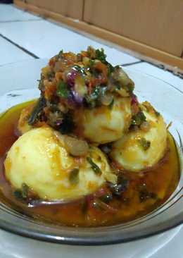 Balado Telur Cabai Hijau