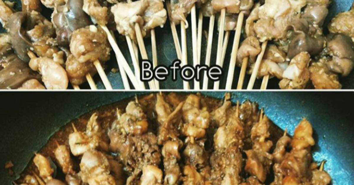 Resep Sate ayam maknyus 😋 (dua ✌) Vaganza ala Anindya Nino Roshiha