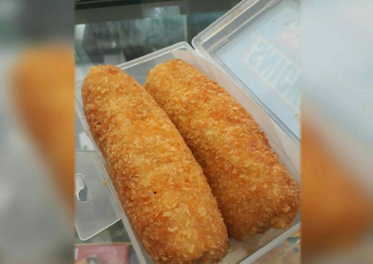 bahan dan cara membuat Roll Sandwich / Goreng/panggang