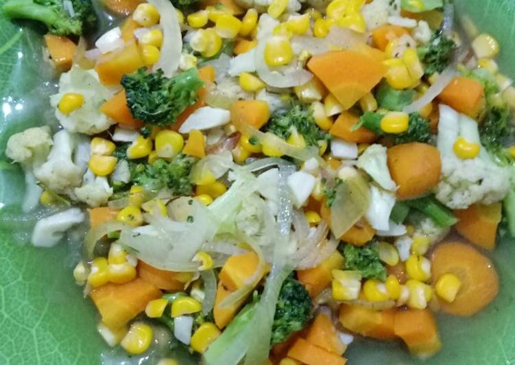 gambar untuk resep makanan Cah sayur pelangi