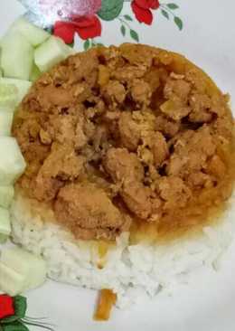 Nasi Tim Ayam ala mamaku.