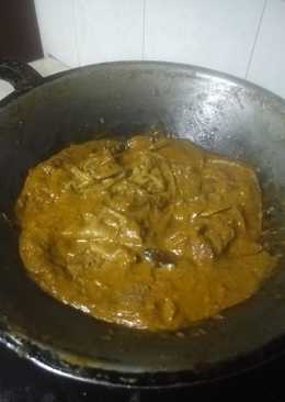 Rendang daging sapi iseng-iseng