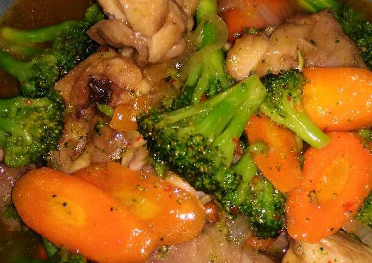 Resep Tumis ayam brokoli ala ndp - ndp