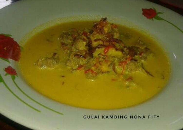 resep makanan Gulai Kambing ala Nona #kitaberbagi