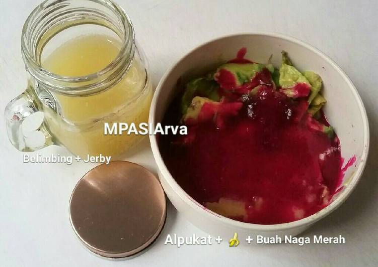 resep masakan Puding & Juice Mixfruits (MPASI7bulanplus)