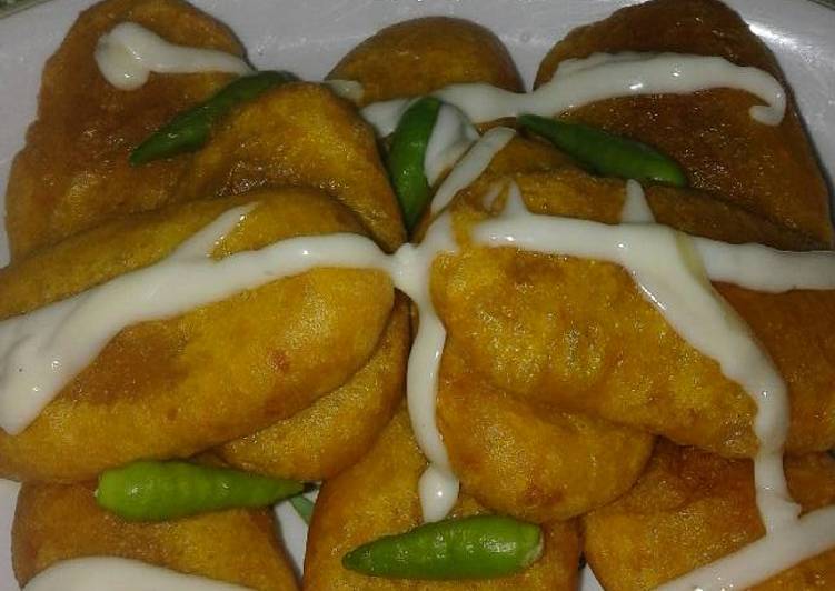 resep makanan Timus Ubi Goreng isi Keju Coklat